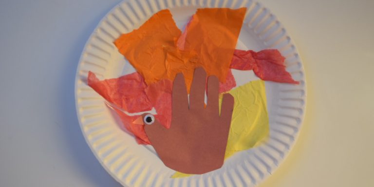 Easy Paper Plate Turkey Craft For Toddlers